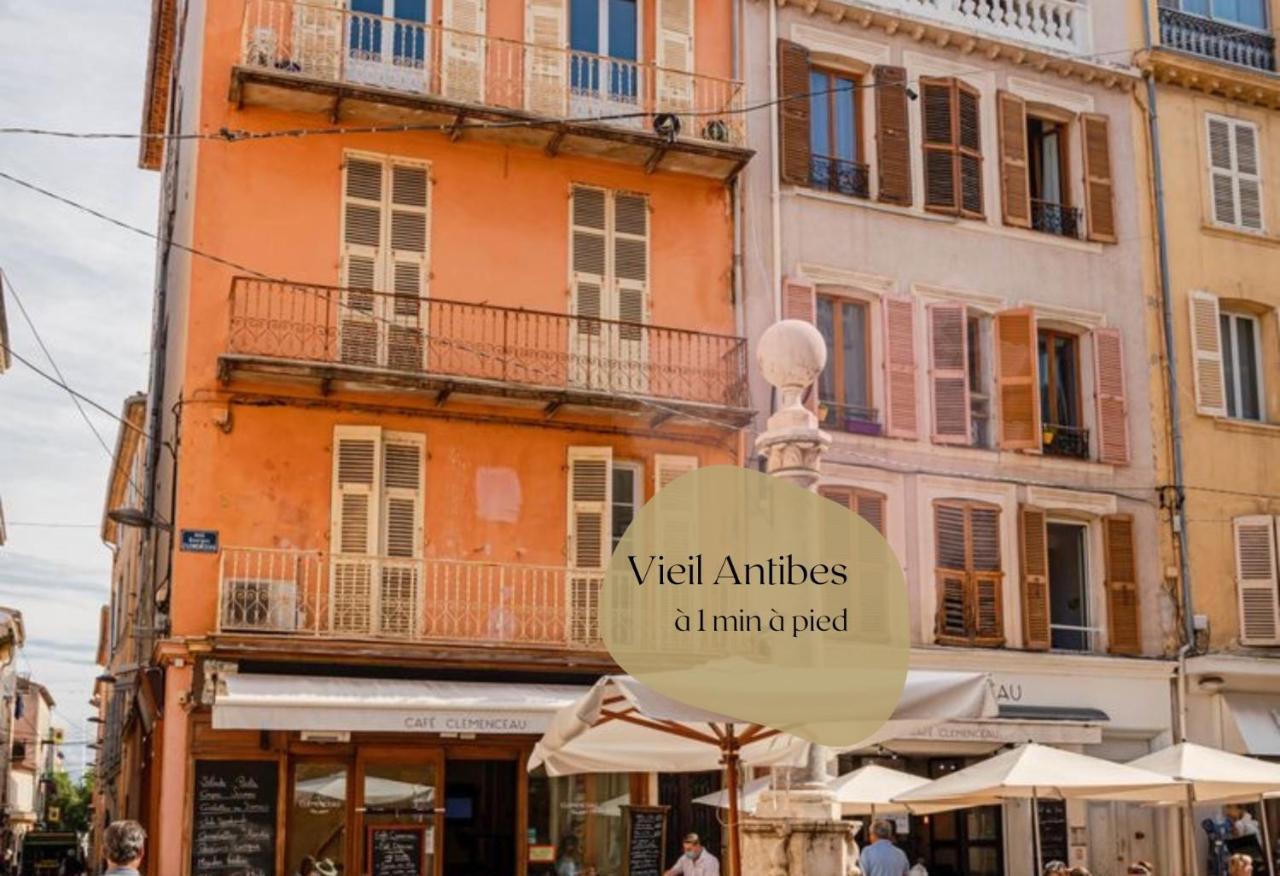 Vieil Antibes, Plage De Sable, Avec Parking Zewnętrze zdjęcie